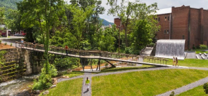 Historic Masonic Theatre and Amphitheatre Clifton Forge Va Smith Creek Bridge