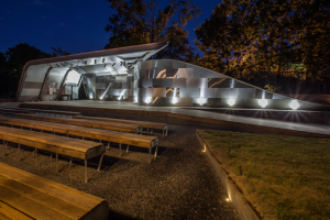 Masonic Amphitheatre Clifton Forge Va at night