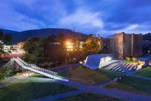 Masonic Amphitheatre and Smith Bridge in Clifton Forge VA